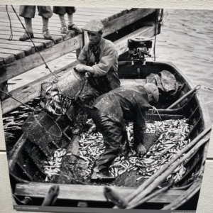 Bild på fiskare från förr