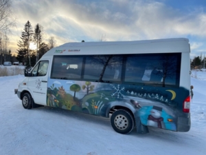 En buss för att åka ut i naturen